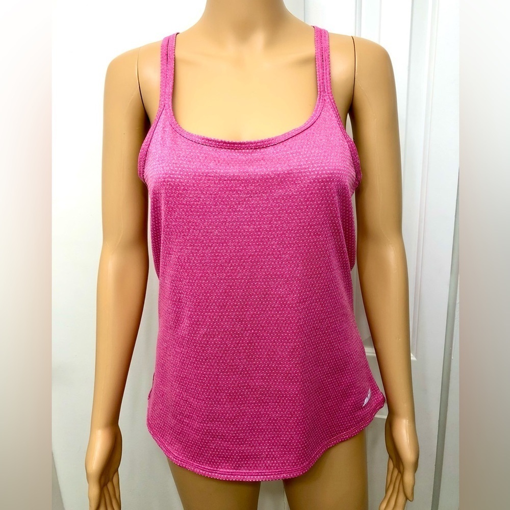 Avía Pink Racerback Tank Training Sports Top Size S